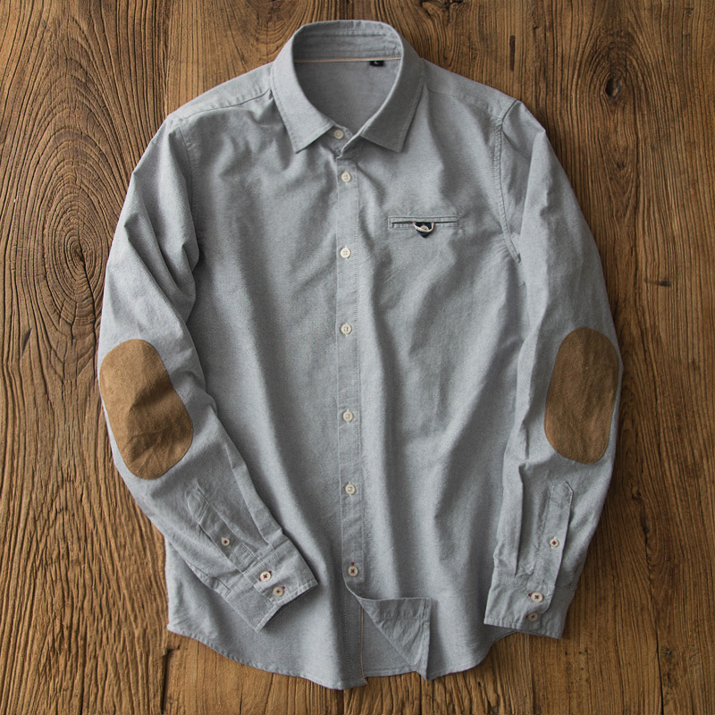Oxford Cotton Casual Shirt Business - Oxford Retro Shirt Japanese Business Casual