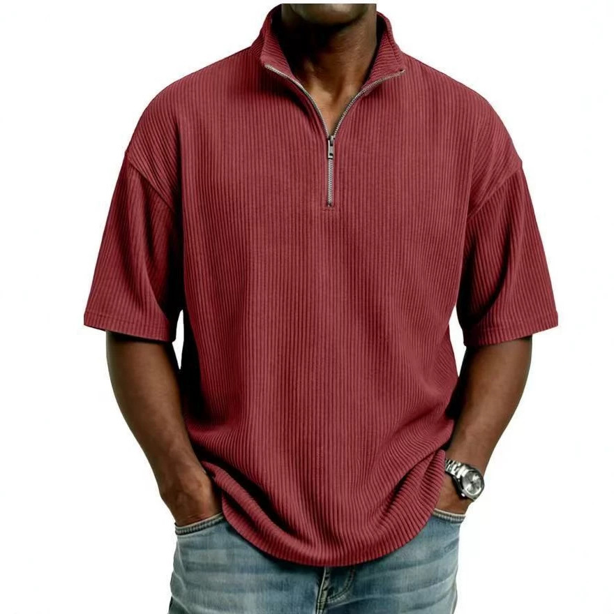Summer Corduroy Stand-up Colla - đánh giá và giá Corduroy Button Up Shirt Men