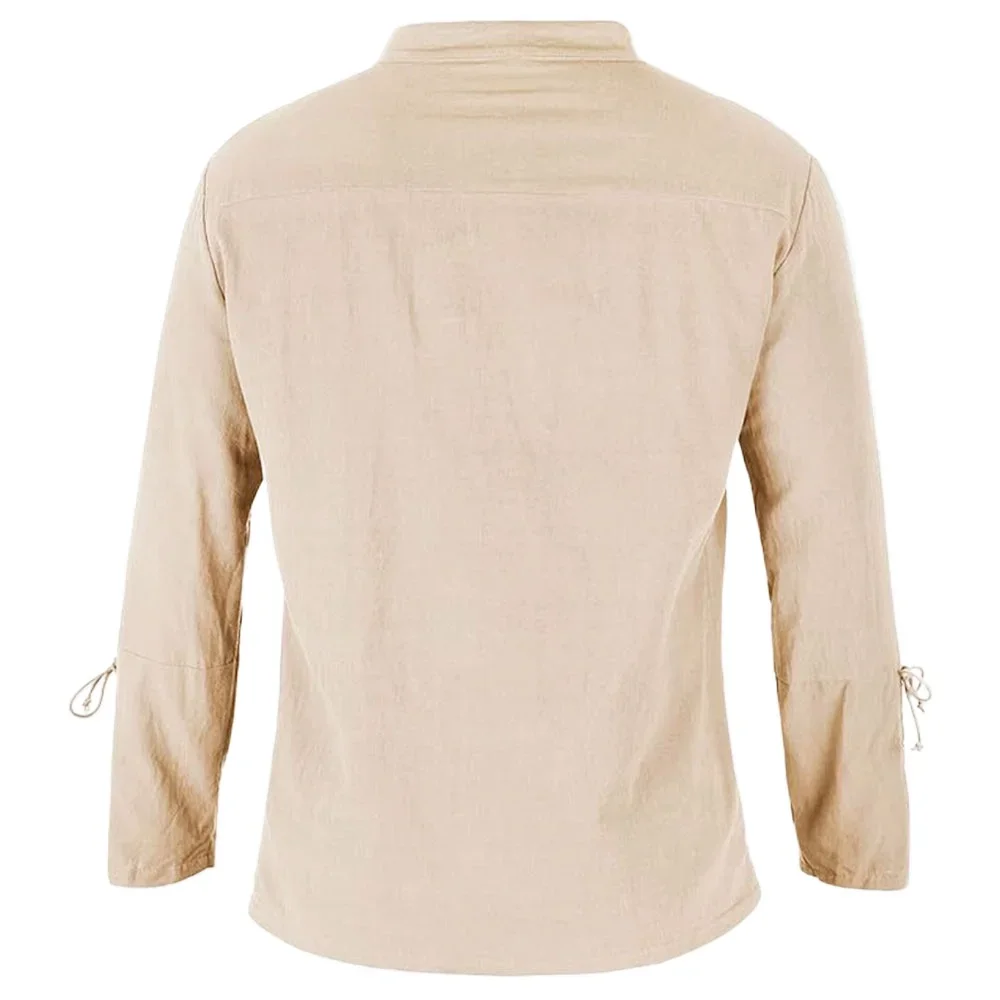 Men's Long Sleeve Shirts Lace  - đánh giá và giá Medieval Gothic Lace Up Pirate Shirt