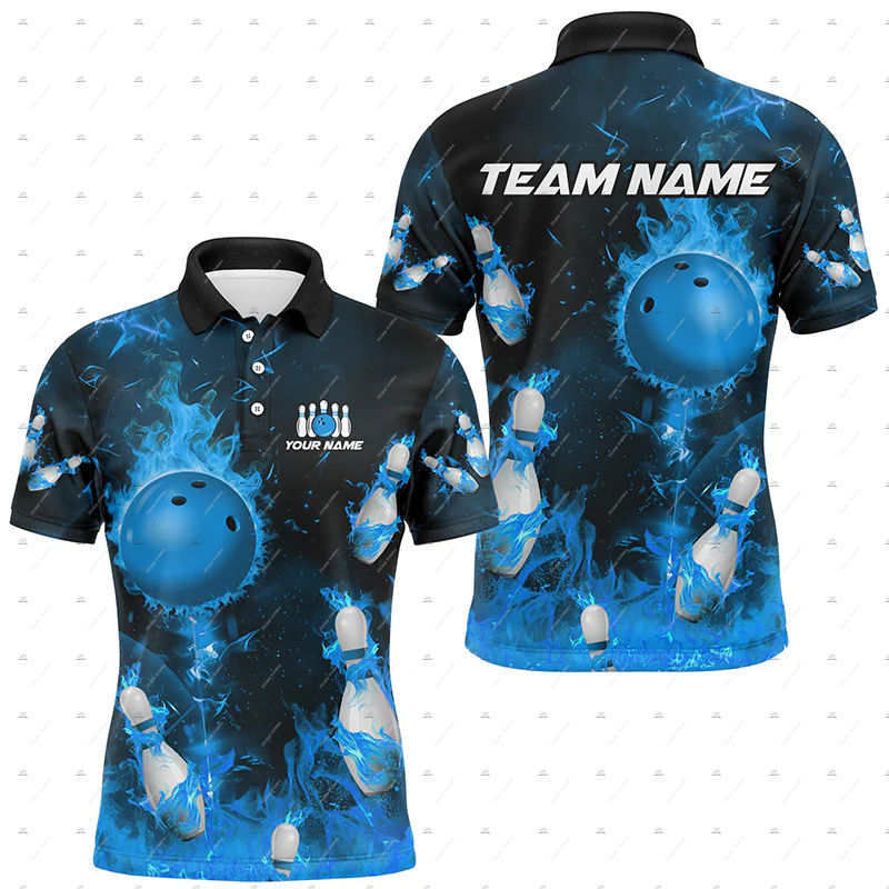 Custom Name Bowling Skull Flam - đánh giá và giá Short Sleeve Bowling Shirt Retro