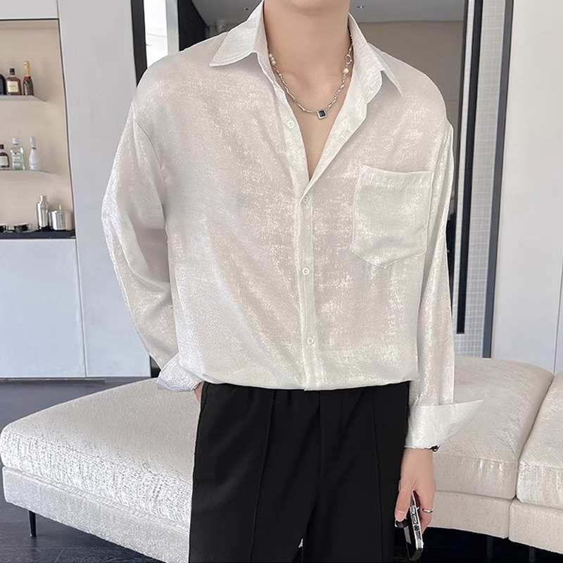 Sexy Silk Satin Shirts for Men - đánh giá và giá Mens Satin Silk Dress Shirt