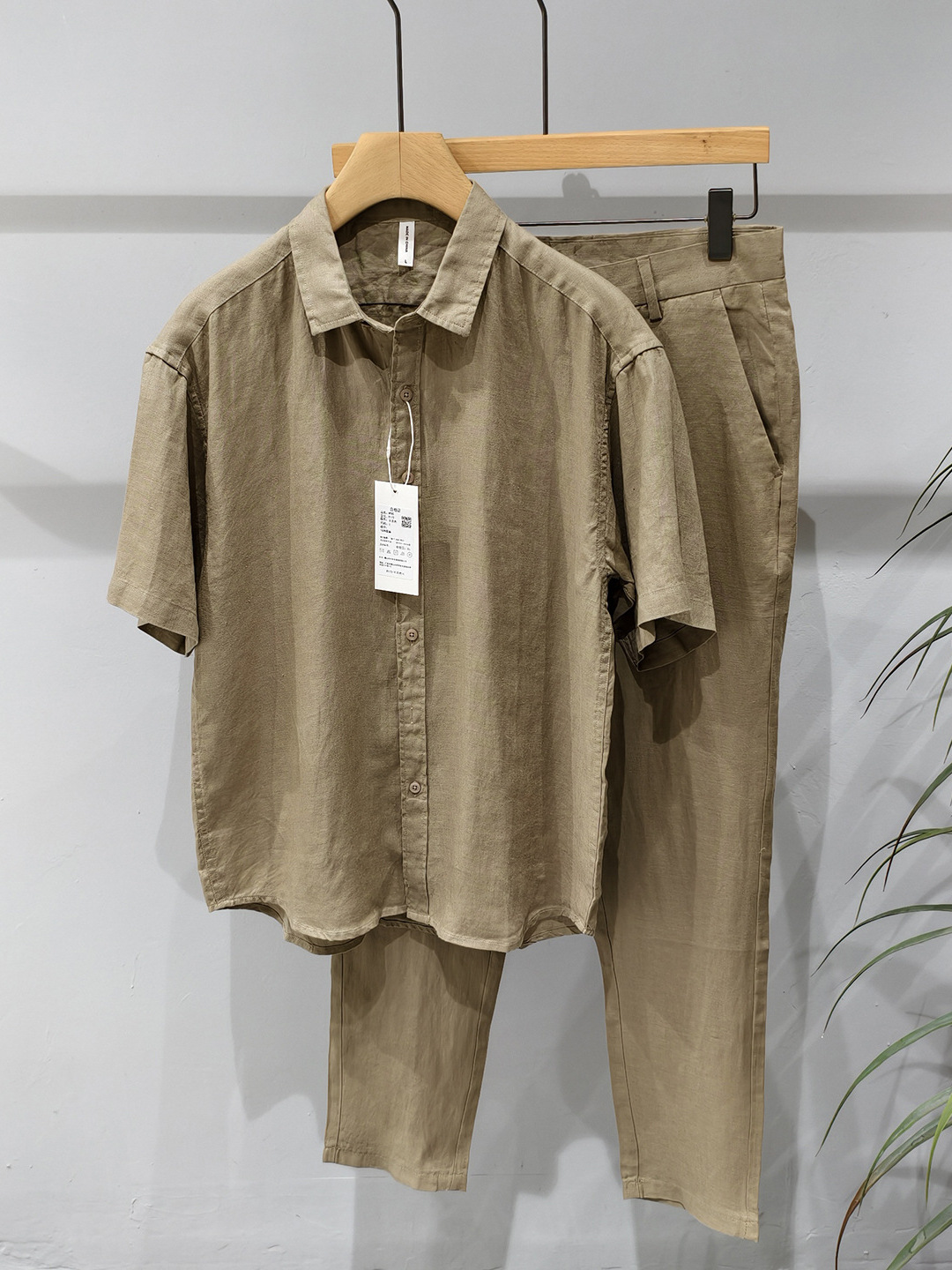 Pure Linen Short Sleeve Casual - đánh giá và giá Mens Linen Shirt Long Sleeve