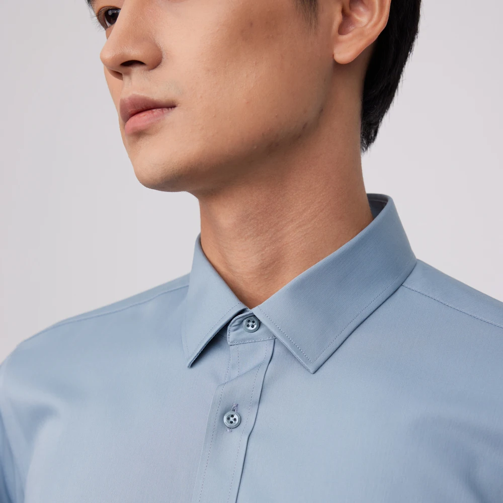 Men's Business Non-Iron Shirt  - đánh giá và giá Breathable Bamboo Fiber Shirt Non Iron