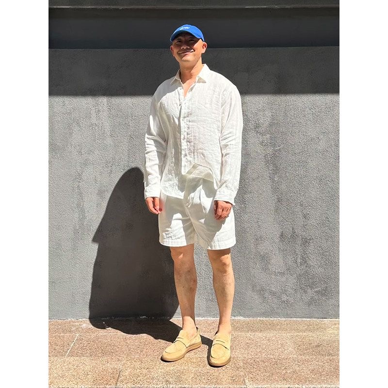 Light Luxury Men's Linen Sun P - đánh giá và giá Mens Linen Shirt Long Sleeve
