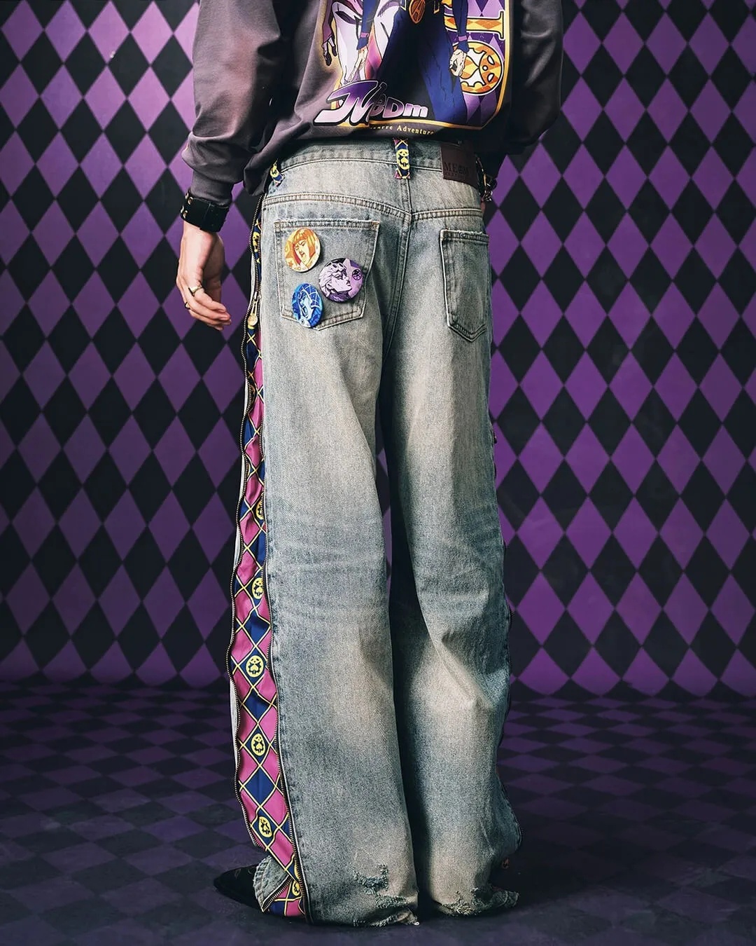 JoJo Anime Zip Off Panel Jeans - đánh giá và giá Jeans