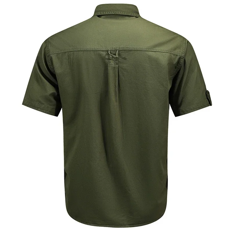 Men's Tactical Short-sleeved S - đánh giá và giá Tactical Military Shirt Cargo