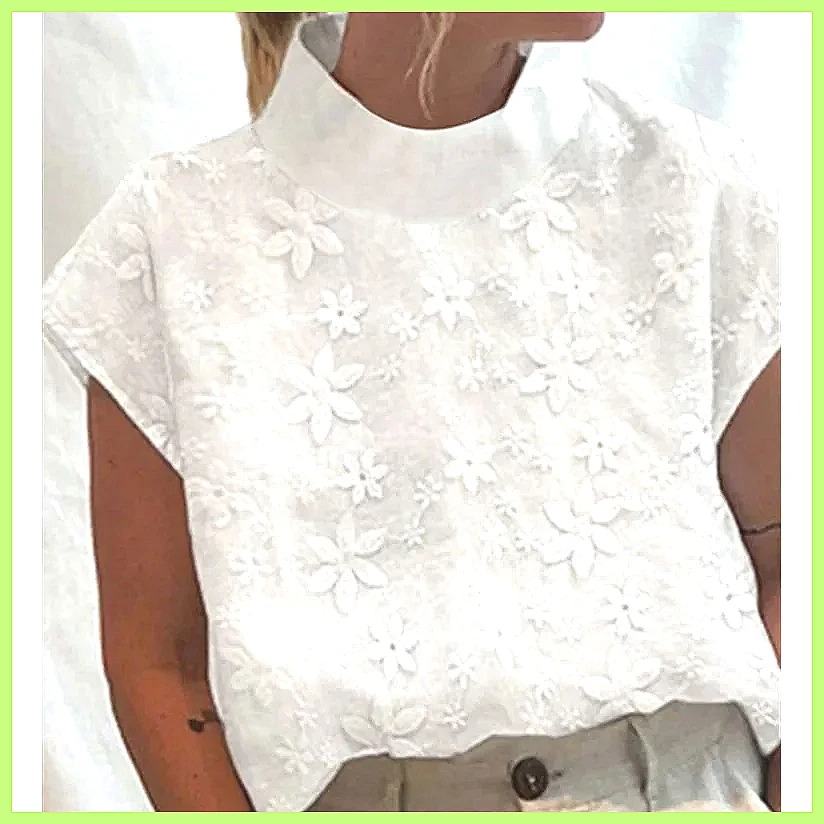 Women's Cotton Linen Pullover  - đánh giá và giá Shirts