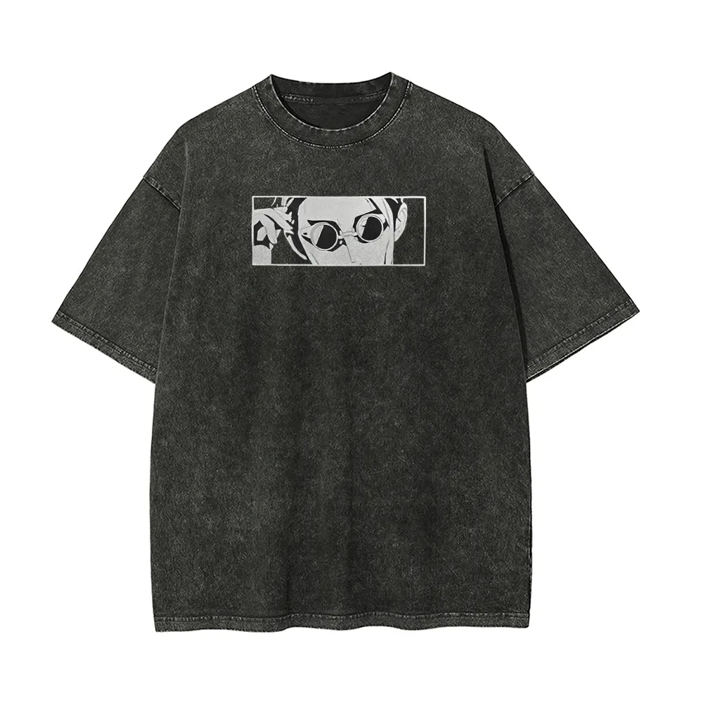 Kento Nanami T Shirt Jujutsu K - đánh giá và giá Acid Wash Vintage Graphic T Shirt