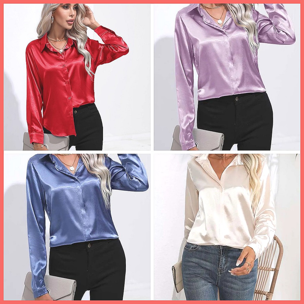2025 Spring Summer Satin Shirt - đánh giá và giá Shirts