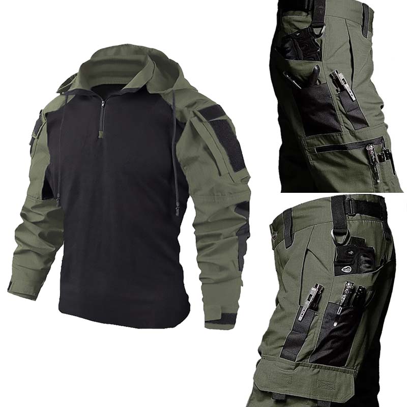 Tactical Military Uniform Set  - đánh giá và giá Tactical Military Shirt Cargo