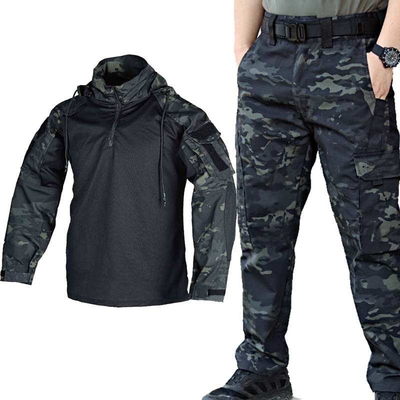 Men's CP Camo Tactical Combat  - đánh giá và giá Tactical Military Shirt Cargo