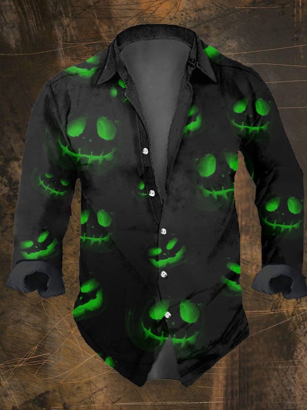 Halloween Men's Dark Skull Pri - đánh giá và giá Vintage Hawaiian Floral Shirt