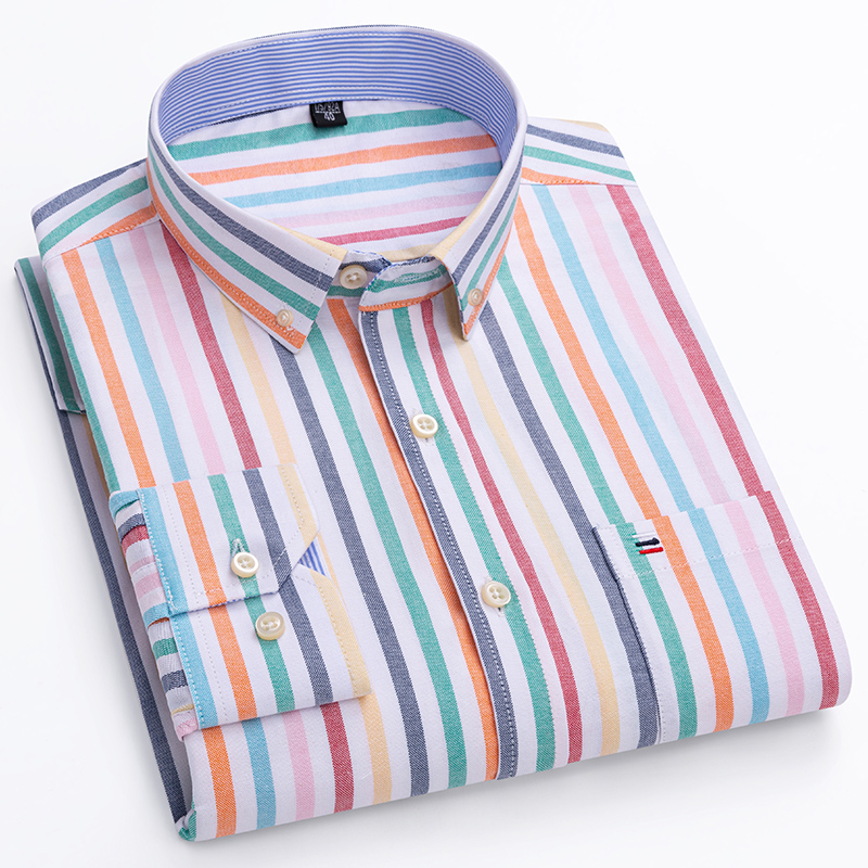 2024 Fashion Men Work Business - đánh giá và giá Oxford Cotton Casual Shirt Business