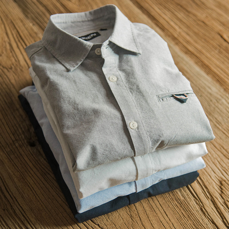 Oxford Retro Shirt Japanese Bu - đánh giá và giá Oxford Cotton Casual Shirt Business