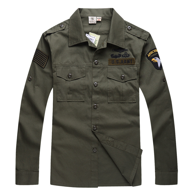 Men's Cotton Military Enthusia - đánh giá và giá Tactical Military Shirt Cargo