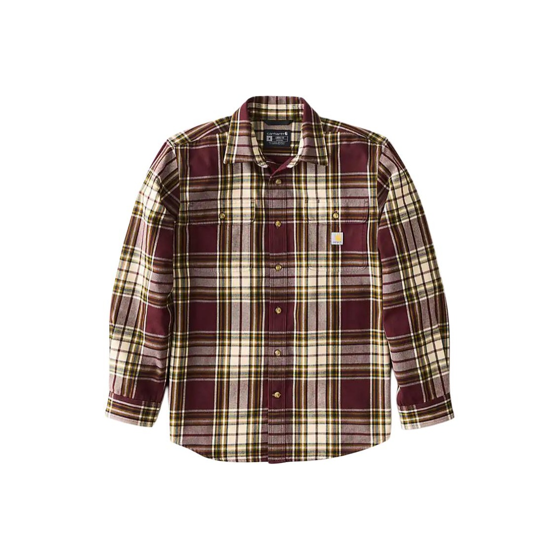 Carhartt FW25 107013 Loose Fit - đánh giá và giá Flannel Plaid Shirt Heavy Weight