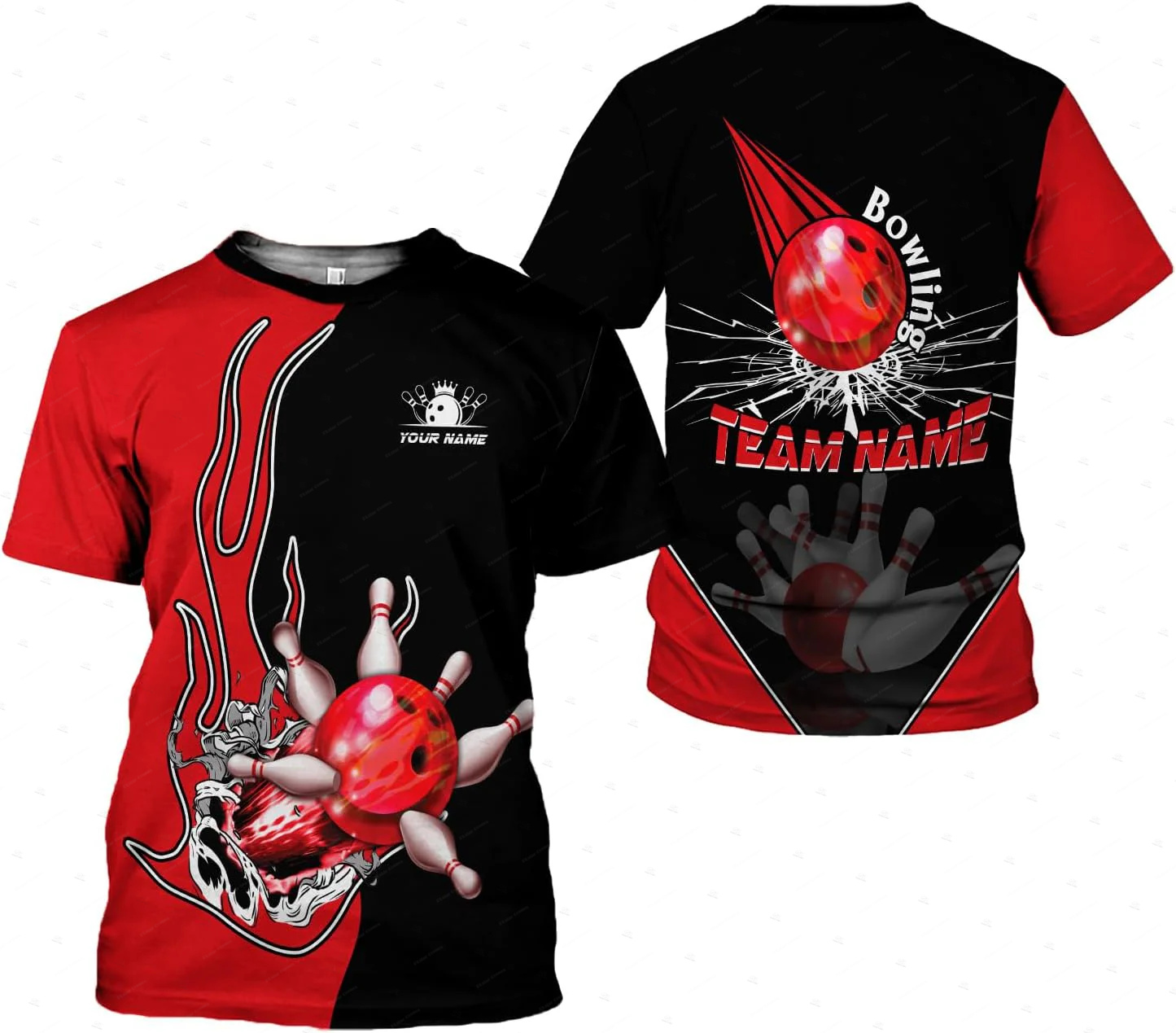 Custom Name Gradient Bowling F - đánh giá và giá Short Sleeve Bowling Shirt Retro