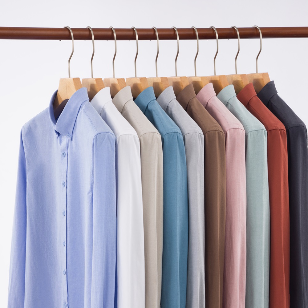 2026 New IN Men's 100% Cotton  - đánh giá và giá Mandarin Collar Formal Shirt Slim Fit