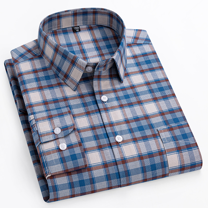 New 11XL 10XL Extra large men' - đánh giá và giá Oxford Cotton Casual Shirt Business