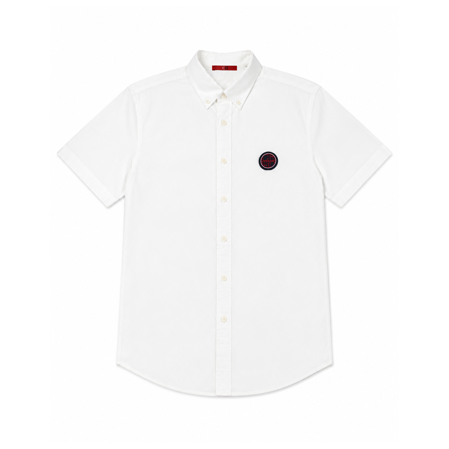 CH Men's White Oxford Short Sl - đánh giá và giá Oxford Cotton Casual Shirt Business