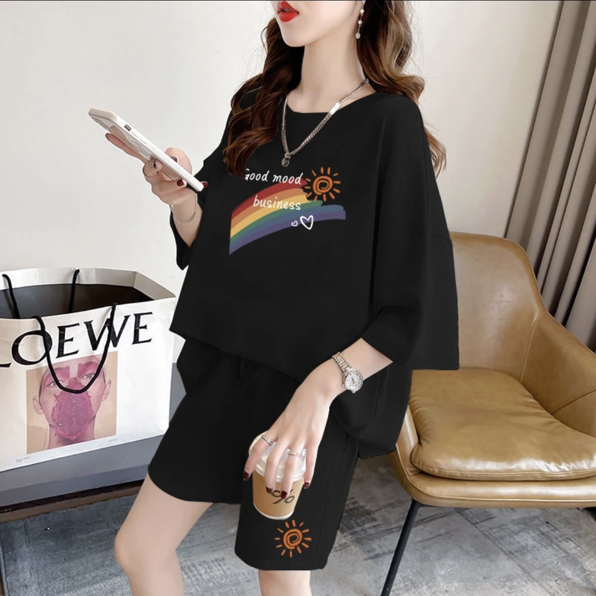 Fashion women's summer shorts  - đánh giá và giá T-Shirts